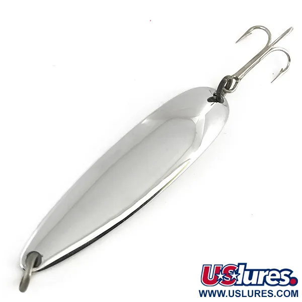  Luhr Jensen Krocodile Die #4, 1/2oz Nickel fishing spoon #7336