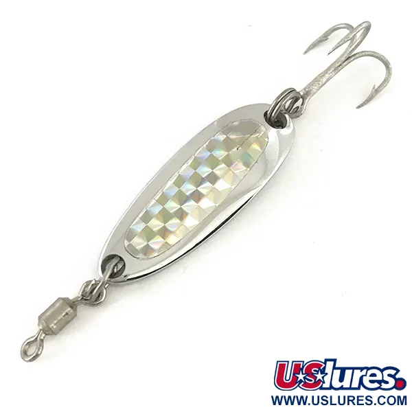  Luhr Jensen Krocodile, 1/4oz Nickel fishing spoon #7340