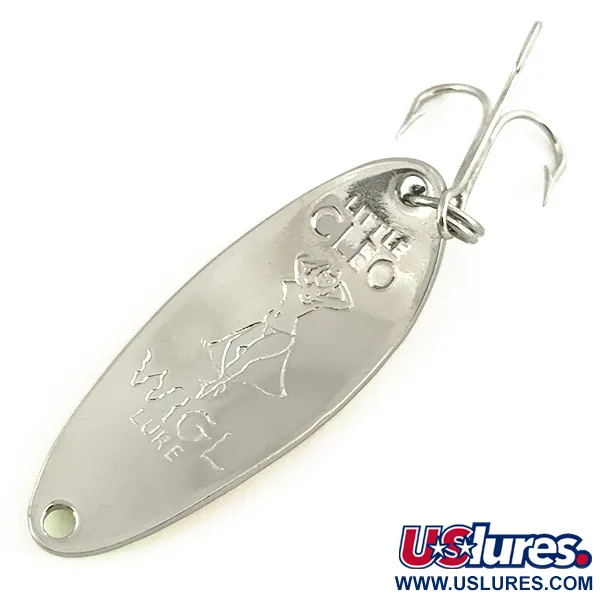  Seneca Little Cleo (Hula Girl) UV, 1/3oz Yellow / Red / Nickel fishing spoon #7363