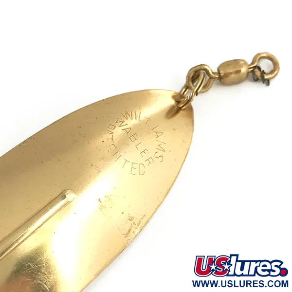 Vintage   Williams Whitefish C90, 1 1/3oz Brass fishing spoon #7373