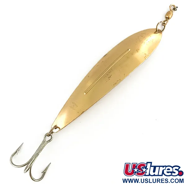 Vintage   Williams Whitefish C90, 1 1/3oz Brass fishing spoon #7373