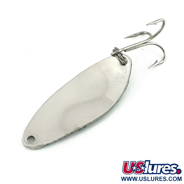   Acme Little Cleo,  Nickel / Green fishing spoon #7382