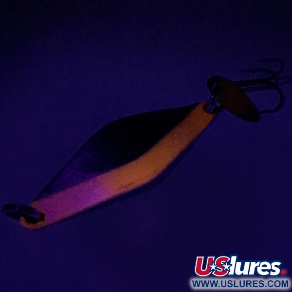 Vintage   Bay de Noc Do-Jigger, 1/3oz Nickel / Red fishing spoon #7397