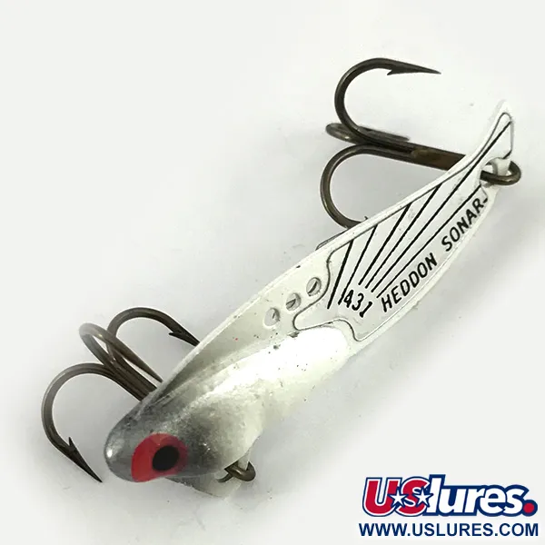 Vintage   Heddon Sonar 431, 1/4oz Pearl / Mirror Hologram fishing #7398