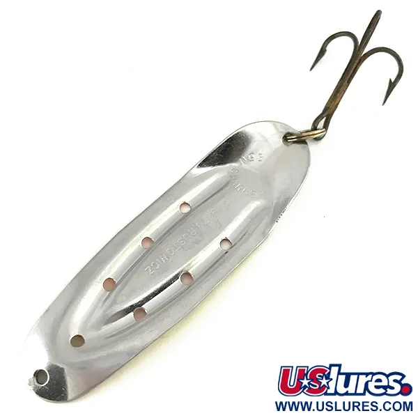 Vintage  Rustowicz Charger №3 UV, 2/5oz Yellow / Red / Nickel fishing spoon #7432