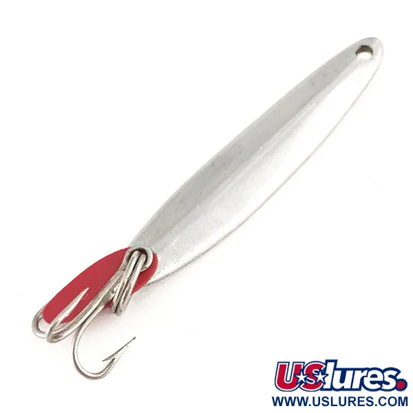 Vintage   Bay de Noc Swedish pimple, 3/16oz Nickel fishing spoon #7445