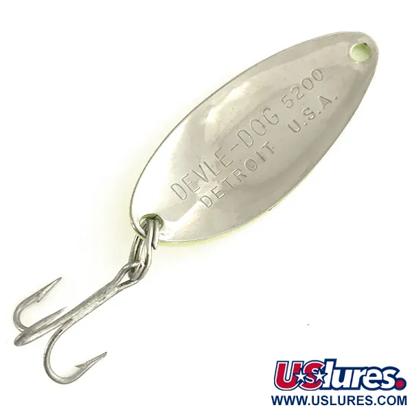  Eppinger Dardevle Devle Dog 5200 UV, 1/4oz  fishing spoon #7452