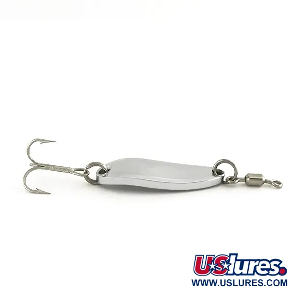  Luhr Jensen Krocodile, 1/4oz Nickel fishing spoon #7460