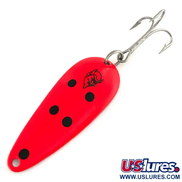  Eppinger Dardevle Imp UV, 2/5oz Red / Black / Nickel fishing spoon #7470