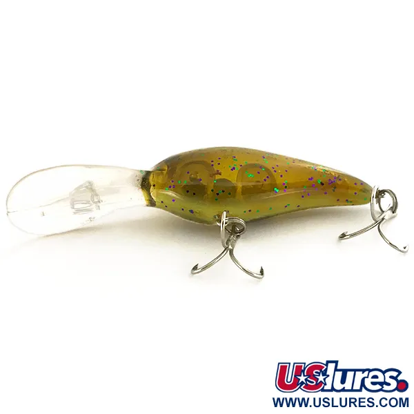 Vintage   Norman DD 14, 3/5oz Olive fishing lure #7478