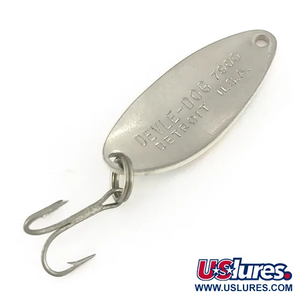  Eppinger Dardevle Devle Dog 7900, 1/4oz Pearl fishing spoon #7491