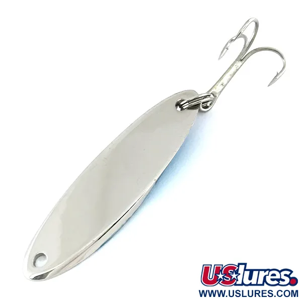 Vintage  Acme Kastmaster , 1/2oz Nickel / Blue fishing spoon #7513