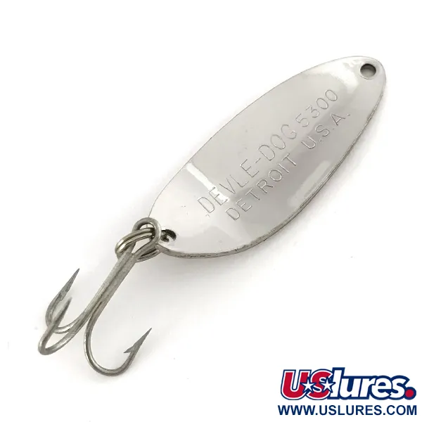  Eppinger Dardevle Devle Dog 5300, 1/3oz Nickel fishing spoon #7520