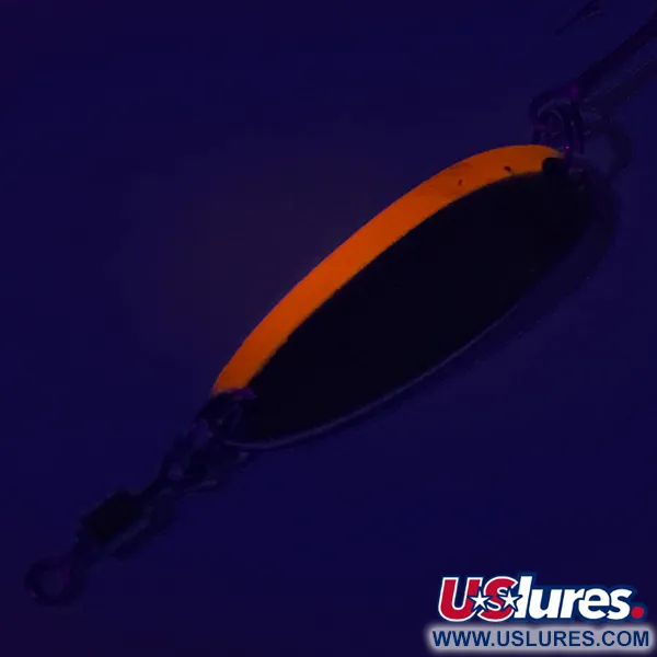  Luhr Jensen Krocodile UV, 1/4oz Nickel / Red fishing spoon #7552