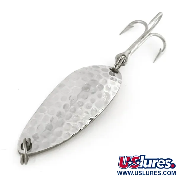  Luhr Jensen Little Jewel, 1/3oz Hammered Nickel fishing spoon #7553