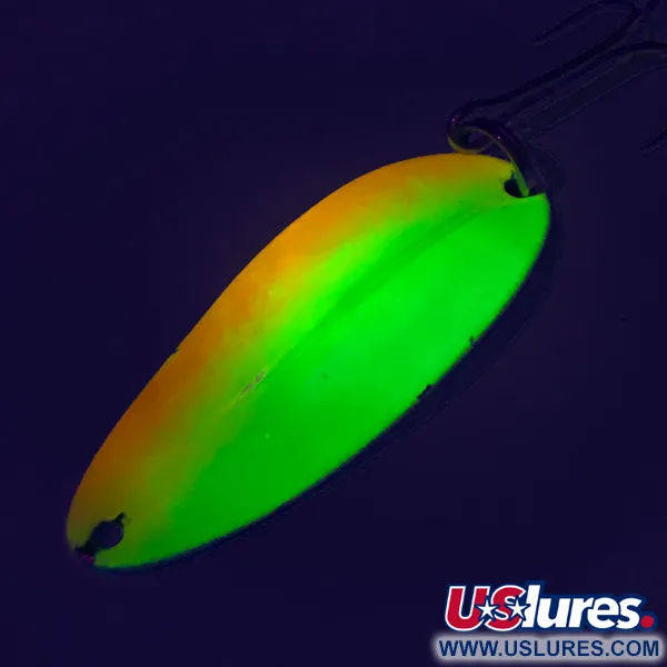  TODDCO Main liner UV, 2/5oz Yellow / Orange / Nickel fishing spoon #7565