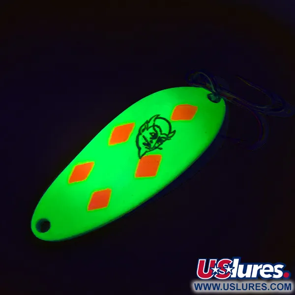  Eppinger Dardevle Devle Dog 5300 UV, 1/3oz Five of Diamonds fishing spoon #7569