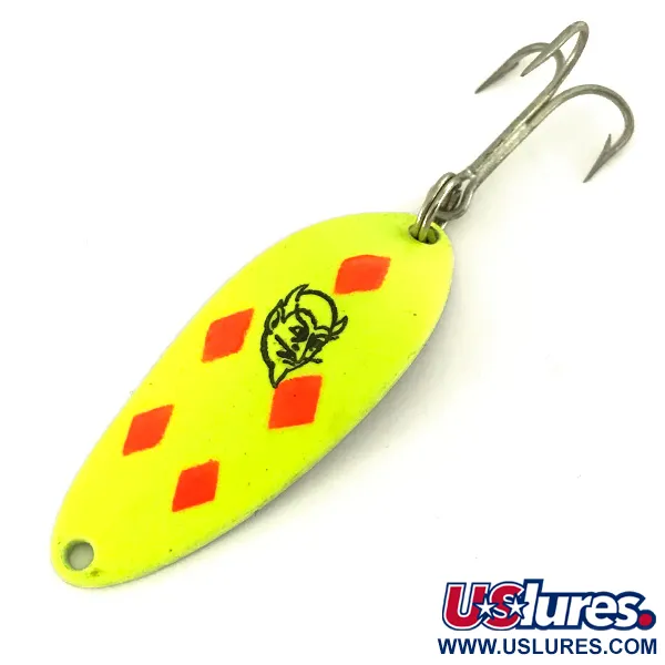  Eppinger Dardevle Devle Dog 5300 UV, 1/3oz Five of Diamonds fishing spoon #7569