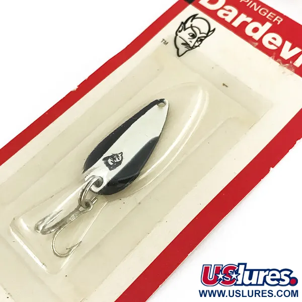 Eppinger Dardevle Lildevle, 1/8oz Black / White fishing spoon #7582