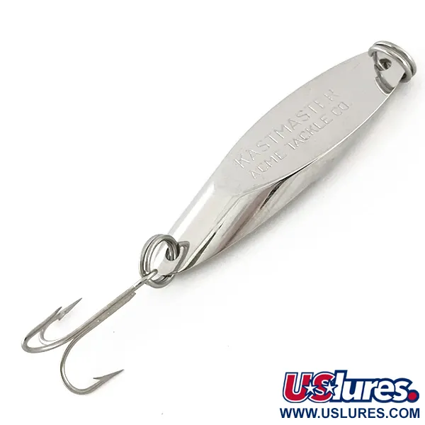 Vintage  Acme Kastmaster , 3/8oz Nickel fishing spoon #7594