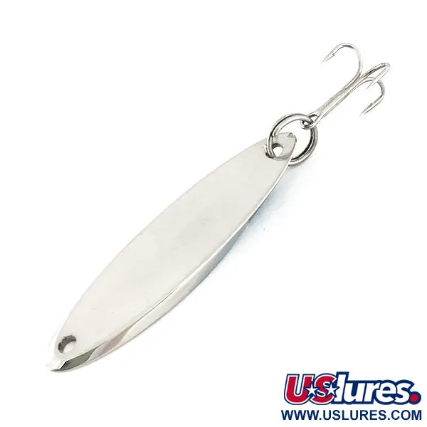 Vintage  Acme Kastmaster , 1/4oz Nickel / Blue fishing spoon #7595