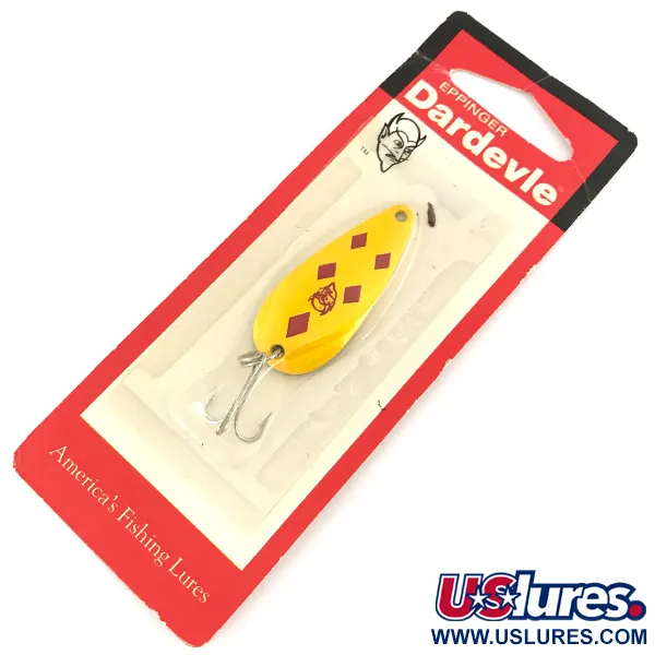  Eppinger Dardevle Spinnie, 1/3oz Five of Diamonds fishing spoon #7608