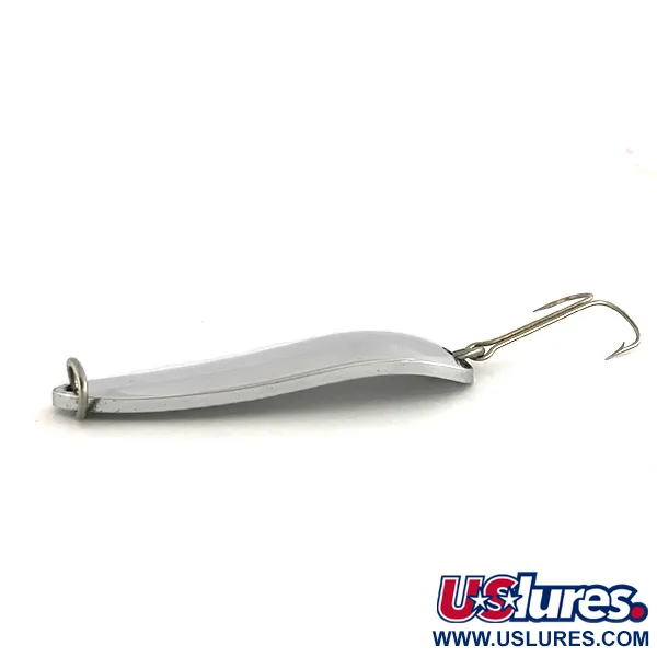 Vintage  Luhr Jensen Krocodile Die #5, 1 1/2oz Nickel fishing spoon #7631