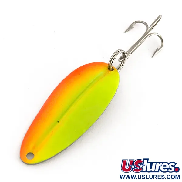  TODDCO Main liner UV, 2/5oz Yellow / Orange / Nickel fishing spoon #7638