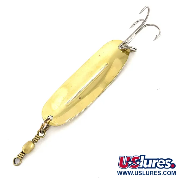 Vintage   Williams Wabler W40, 1/4oz Gold fishing spoon #7650