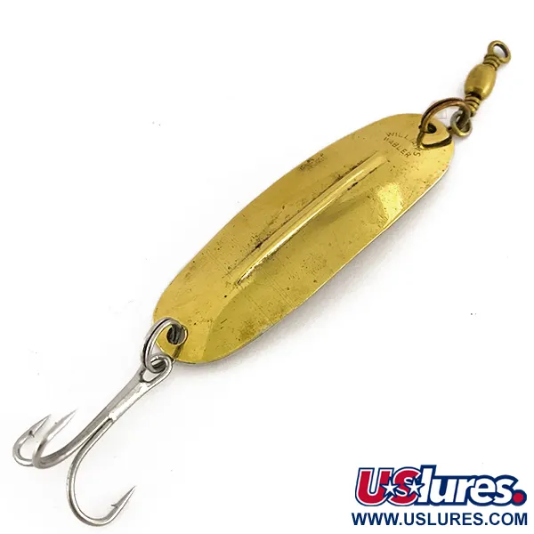 Vintage   Williams Wabler W40, 1/4oz Gold fishing spoon #7650