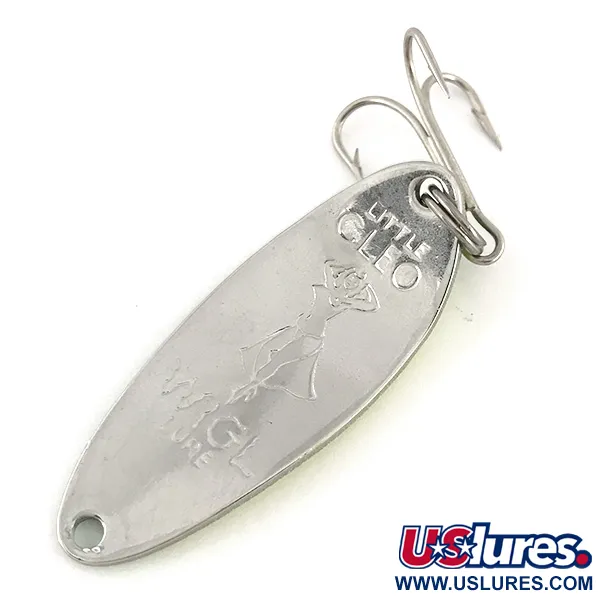  Seneca Little Cleo (Hula Girl) UV, 1/3oz Yellow / Green / Nickel fishing spoon #7659