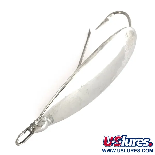 Vintage   Weedless Johnson Silver Minnow, 3/16oz Silver fishing spoon #7701