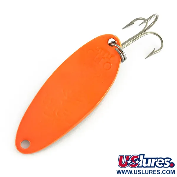  Seneca Little Cleo (Hula Girl), 1/3oz Nickel / Orange fishing spoon #7721