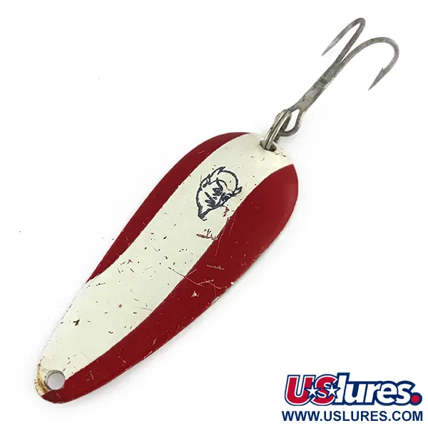 Vintage  Eppinger Dardevle Imp, 2/5oz Red / White / Nickel fishing spoon #7724