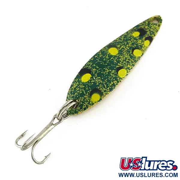  Acme Fiord Spoon, 1/4oz Frog fishing spoon #7733