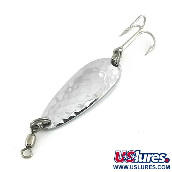  Luhr Jensen Krocodile, 1/3oz Hammered Nickel fishing spoon #7734
