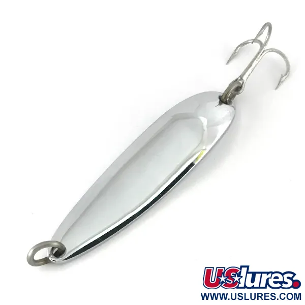  Luhr Jensen Krocodile Die #4, 2/3oz Nickel fishing spoon #7736