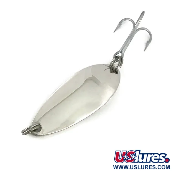 Vintage  Luhr Jensen Little Jewel, 1/3oz Nickel fishing spoon #7737