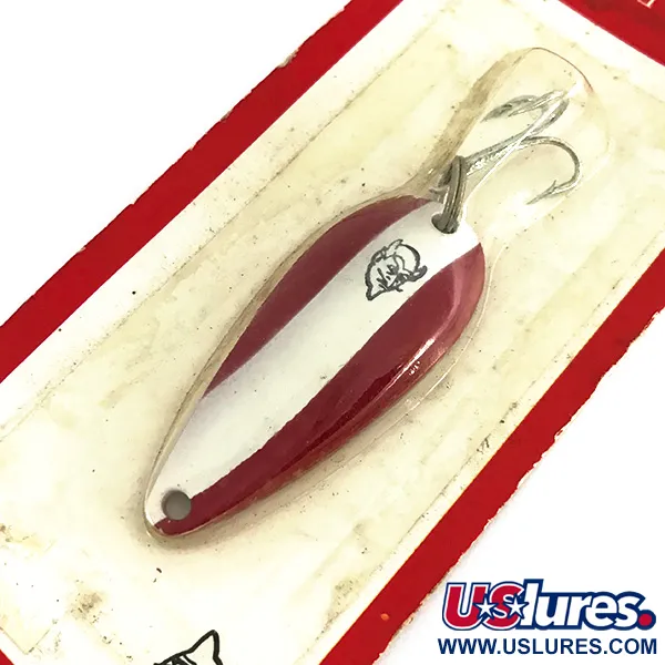  Eppinger Dardevle Spinnie, 1/3oz Red / White fishing spoon #7747