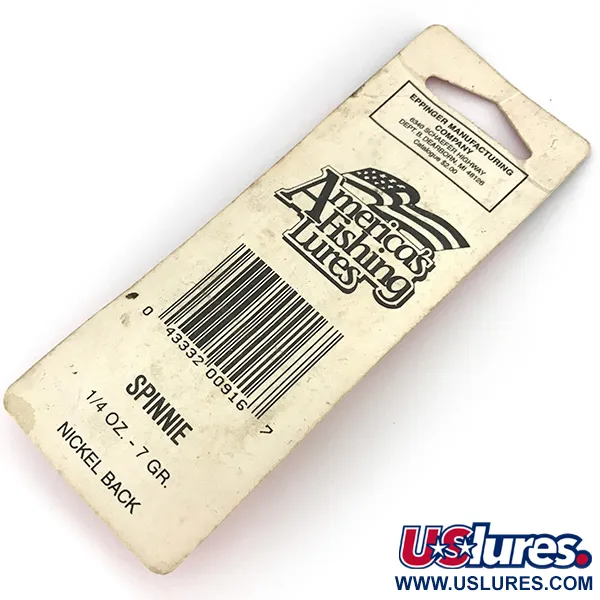  Eppinger Dardevle Spinnie, 1/3oz Red / White fishing spoon #7747