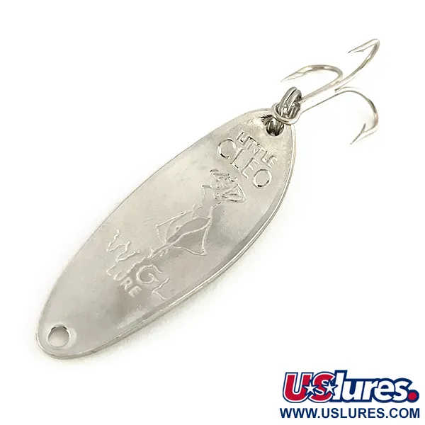  Seneca Little Cleo (Hula Girl), 1/3oz Nickel fishing spoon #7757