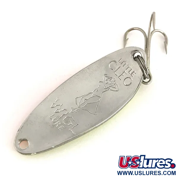  Seneca Little Cleo (Hula Girl) UV, 1/3oz Yellow / Orange / Nickel fishing spoon #7761