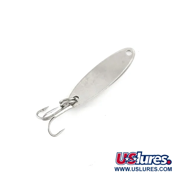 Vintage  Acme Kastmaster UV, 1/8oz Nickel / Green fishing spoon #7777