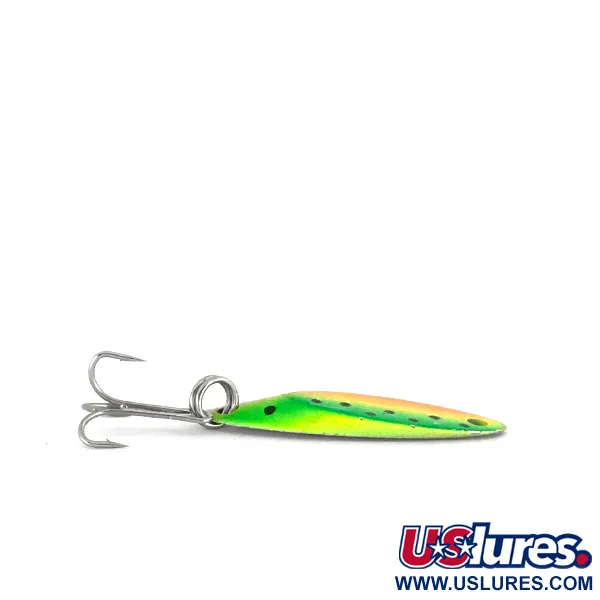 Vintage  Acme Kastmaster UV, 1/8oz Fire Tiger fishing spoon #7780