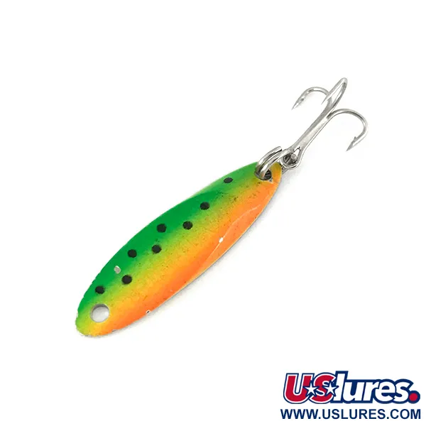 Vintage  Acme Kastmaster UV, 1/8oz Fire Tiger fishing spoon #7780