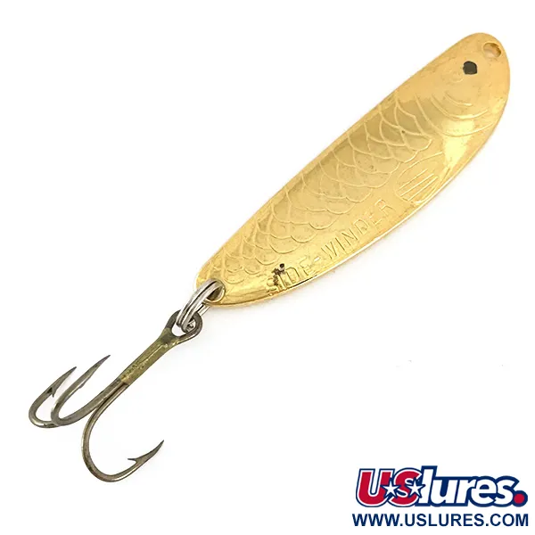 Vintage  Acme Side-winder, 1/3oz Gold fishing spoon #7788