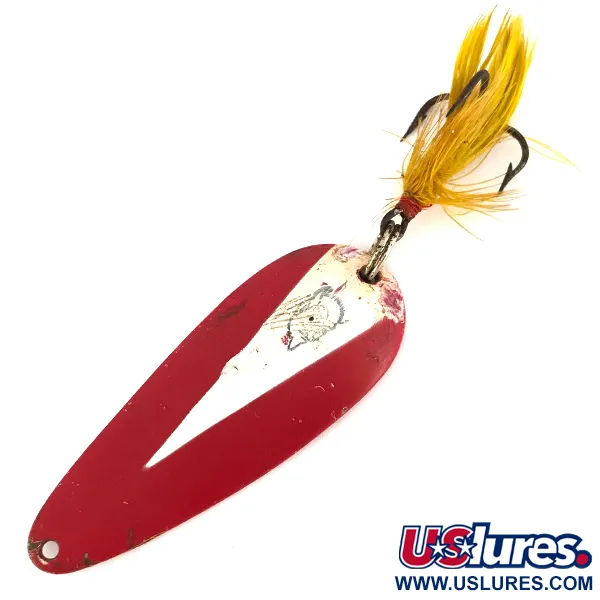 Vintage  Eppinger Dardevle Imp, 2/5oz Red / White / Copper fishing spoon #7790