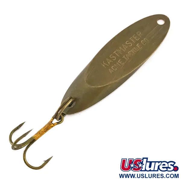 Vintage  Acme Kastmaster , 1/4oz Bronze (Brass) fishing spoon #7862