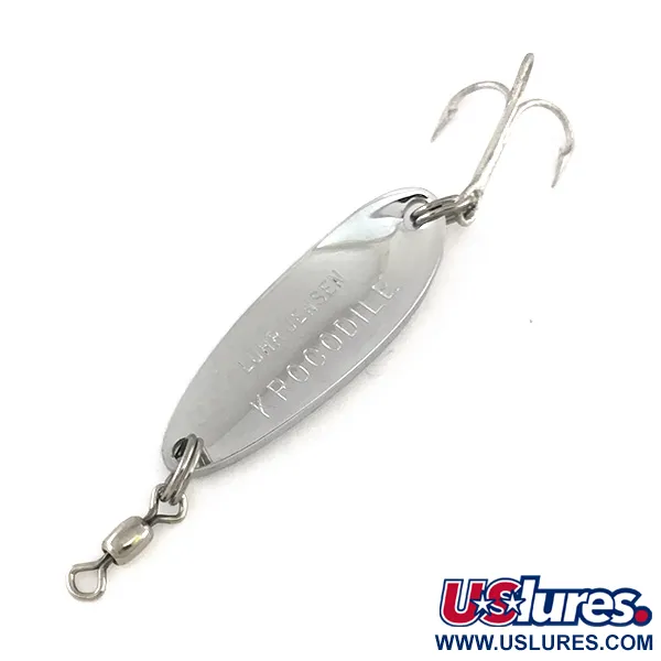  Luhr Jensen Krocodile, 1/3oz Hammered Nickel fishing spoon #7864