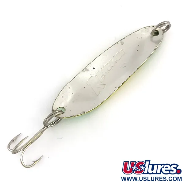 Vintage   Renegade, 1/3oz Silver / Yellow / Green fishing spoon #7898